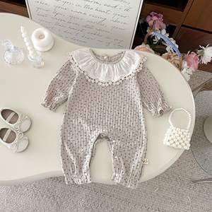 Baby Strampler 2026 Frühling Ausgehkleidung Super Niedlicher Krabbelanzug Modischer Kleinkind-Prinzessinnen Langarm-Body Overall - Product Image 2