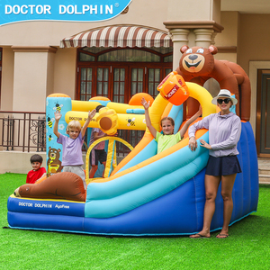Bền Oxford Vải Dễ Thương Gấu Nảy Lâu Đài Inflatable Lâu Đài <span class=keywords><strong>Bouncy</strong></span> Nhà Bị Trả Lại Với Bóng Hồ Bơi Lâu Đài Bơm Hơi - Product Image 5