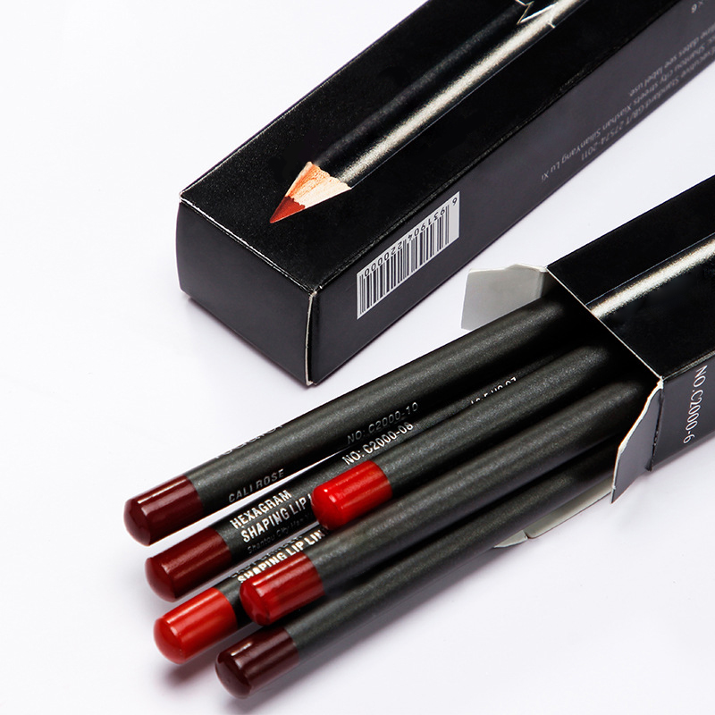 Оптовая продажа, кремовый Контурный карандаш для губ с высокой пигментированной индивидуальной фирменной торговой маркой