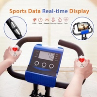 Nueva Bicicleta Estacionaria Magnética 5 en 1 para Interiores con Monitor LCD para Entrenamiento de Cuerpo Completo en Casa