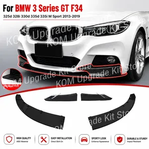 Spoiler de pare-chocs avant pour Série 3 F34 325d 328i 330d 335d 335i M Sport 2013-2019, diffuseur inférieur, tuning - Product Image 1