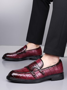 Chaussures Oxford basses pour hommes en similicuir, idéales pour affaires, mariages, bureau et carrière, grandes tailles, <span class=keywords><strong>semelle</strong></span> extérieure en caoutchouc - Product Image 6