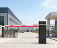 Barrera de Estacionamiento Automática y Motor DC sin Escobillas con Tira Reflectante para Control de Acceso Vial