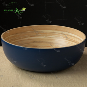 Wholesale Customized Rustic Elegance <b>Bamboo</b> <b>Bowl</b> Set Serving Utensil for Restaurant and Kitchen Use - Product Image 1