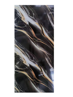 Panneau mural décoratif en PVC marbré 3D imperméable et ignifuge avec revêtement UV pour villa, chambre à coucher, salon, 1220x2440mm