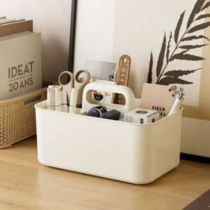 Caja de almacenamiento de cosméticos, organizador de escritorio de gran capacidad de Material PP para productos de maquillaje y cuidado de la piel - Product Image 3
