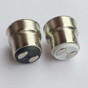 Chrome E27 Plastic Lamp Holder 25mm Screw Base AC 110V 2A Indoor Warehouse Safety Bulb <b>Socket</b> - Product Image 1