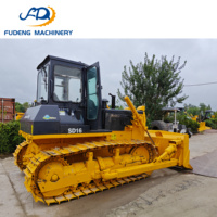Bulldozer Shantui SD16 Usado de Alta Calidad con Capacidad de Aplicación de Aserrín de 5 Metros Cúbicos y Motor en Buen Estado, Disponible para la Venta
