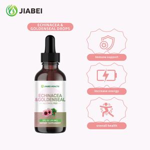 Nhà máy OEM/ODM sản xuất tùy chỉnh chiết xuất thảo dược <span class=keywords><strong>Echinacea</strong></span> & Goldenseal hỗ trợ miễn dịch và bổ sung sức khỏe tổng thể dạng nhỏ giọt - Product Image 1