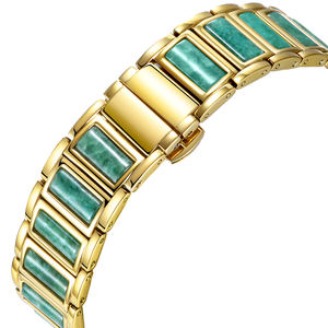 Original Design Jadeite <b>Bracelet</b> Stainless Steel Automatic <b>Watch</b> Luxury Mechanical Jade <b>Watch</b> for <b>Men</b> - Product Image 3