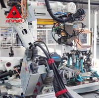 Bras de robot de soudage laser à fibre 6 axes, machine de soudage robotisée CNC avec système de suivi de la soudure, charge utile de 10-15 kg, précision de 0,03 mm
