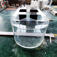 Formes personnalisées en usine Leyu Offre Spéciale Aquarium en acrylique transparent