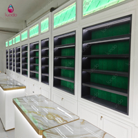 Vitrines de présentation de parfums en marbre personnalisées Sundo avec éclairage LED, étagères pour cosmétiques de boutique de beauté, présentoirs muraux pour parfums de vente au détail
