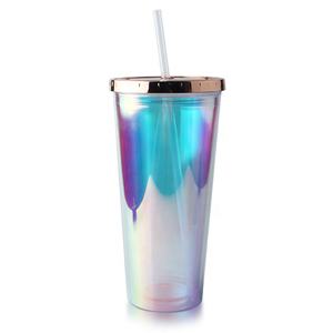 Koi 24OZ Double Wall Plastic Tumbler <b>Water</b> <b>Bottle</b> With StrawMade In Vietnam - Product Image 4