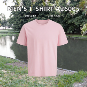 เสื้อยืดผู้ชายแขนสั้นคอกลมผ้าฝ้ายใยไผ่ทรงหลวมพิมพ์ลายเสื้อยืดลำลองสตรีทแวร์ - Product Image 2
