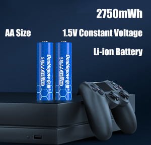 Doublepow, Размер 1,5 В, 2750mWh, перезаряжаемые литий-ионные аккумуляторные батареи для бытовых электроприборов - Product Image 5