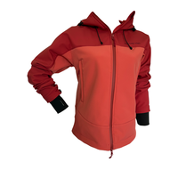 Vestes d'hiver pour femmes de haute qualité, imperméables, coupe-vent, en tissu T/N/SPAN, avec fermeture éclair, softshell, pour l'escalade