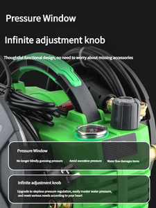 Appareil ménager portable Pompe de lavage de voiture à haute pression réglable Machine de nettoyage de haute technologie en plastique Accessoires de climatisation - Product Image 3
