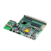 Motherboard Firewall IIT 1U Rack Mount LGA1151 SFP Serat Optik H170 8 Nic DDR3 32GB OEM Perangkat Jaringan Pfsense