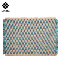 Napperons en tissu imprimés pour table, sets de table de salle à manger au design classique 30x45cm, accessoires de sac, emballage autocollant, écologique