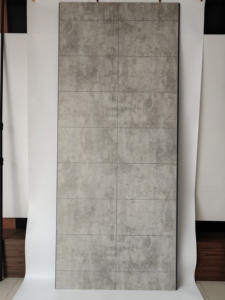 Panneau mural de douche en PVC beige marbré 1/1,2 m, qualité supérieure, imperméable, finition UV, panneau décoratif pour salle de bain - Product Image 3
