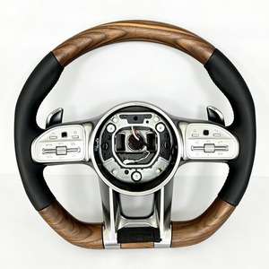 Volant en bois personnalisé pour <span class=keywords><strong>Mercedes</strong></span> Benz <span class=keywords><strong>AMG</strong></span> <span class=keywords><strong>GT</strong></span> a C E G S V Class VITO CLS63 CLS - Product Image 2