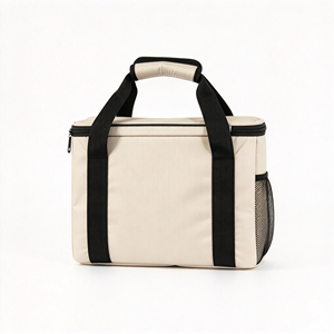 Bolsa Térmica para Almuerzo Impermeable con Aislamiento Térmico de 20L, con Estampado de Leopardo y Logotipo Personalizado OEM, de Poliéster, con Doble Asa y Cierre de Cremallera - Product Image 2