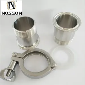 Sanitary Tri Clamp Fittings Set Tri Clamp 1/2 Factory Whole Sale