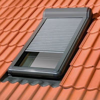 Puits de lumière vertical coulissant en aluminium avec écran pliant, double insonorisation et protection contre le vent pour maisons