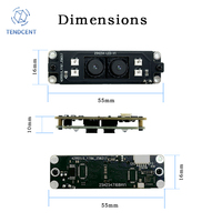 TM-81-P tentencent, kamera kontrol akses pembuluh darah biometrik, sistem absensi resolusi tinggi 1080P USB tipe-c