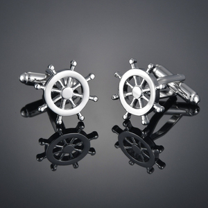 Thép Không Gỉ Brass Tùy Chỉnh Khuy Măng Sét Set Mạ UV <span class=keywords><strong>In</strong></span> Ấn Hiện Đại Cứng Mềm Men Khuy Măng Sét Cho Nam Giới Phụ Nữ Tự Hỏi - Product Image 6