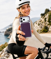 Étui de téléphone magnétique antichoc hybride pour iPhone 18 Pro Max avec pare-chocs en TPE et plaque arrière intégrée pour une protection quotidienne