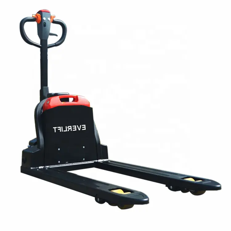Everlift Nice Quality 1.5T Low Profile Electric Pallet Truck with Nice Forklift Price with Lithium Battery CE