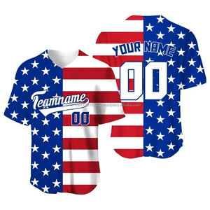 Camisetas de béisbol y softball personalizadas unisex, camisetas de sublimación con impresión completa, imágenes de banderas de animales, pantalones cortos deportivos informales, ropa deportiva suave - Product Image 6