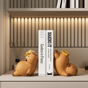ที่วางหนังสือรูปคาปิบาราสุดน่ารัก ของตกแต่งบ้าน สำหรับวางหนังสือบนชั้นวางหรือโต๊ะทำงาน - Product Image 5