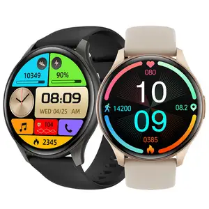 Penjualan paling laris ZW60 layar AMOLED jam tangan pintar dengan monitor denyut jantung jam Alarm pengendali jarak jauh panggilan kalender pengingat