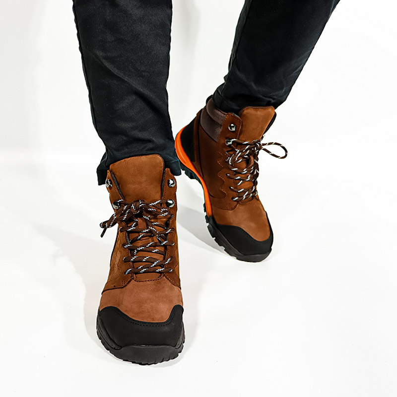 Походные ботинки для мужчин, водонепроницаемые стильные сапоги из нубука, высокого качества