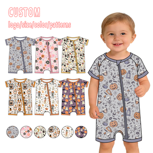 Özel Yüksek Kaliteli Yeni 2 Parçalı Salon Takımı Kısa İlkbahar Yaz Bambu Bebek Pijama Takımı Bambu Bebek Kıyafetleri - Product Image 5