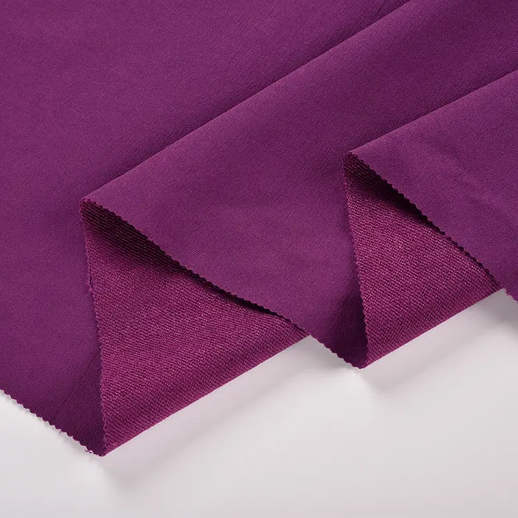 90% NYLON 10% SPANDEX 320D disegni in tessuto elasticizzato a 4 vie in nylon traspirante a grana semplice per abbigliamento sportivo