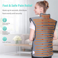 BSCI ETL Approved Electric Heated Warmer Thermal Equipment Factory Price Portable Neck Shoulder Heating Pad for Back Application