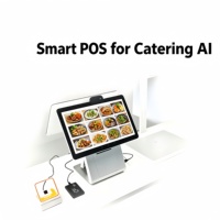 Terminal de point de vente intelligent Android SUNMI D2 avec scanner QR, balance de paiement intégrée pour les traiteurs et les magasins de proximité