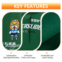 Sudadera con Capucha de Hockey sobre Hielo Personalizable con Logotipo, Bordado en Sarga, Poliéster, Ropa Deportiva Unisex, Sudadera de Hockey Premium