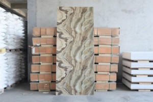 Bán buôn tùy chỉnh kết cấu đá trắng UV đá cẩm thạch trang trí bảng tường PVC cho các dự án thiết kế tường nền hiện đại - Product Image 4