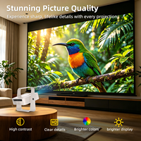 Proyector de Videojuegos para Smart TV, HD 720P, Cine en Casa, 210ANSI, 4K, Láser, Android, Películas, Teléfono, Inalámbrico, Wifi, Digital