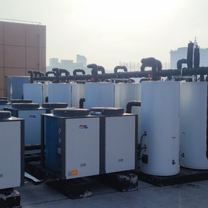 CaHP PI 42 Closed Pressurized Air Source Heat Pump Water <b>Heater</b> System 455L <b>Small</b> Tank For Hospital Building - Product Image 1