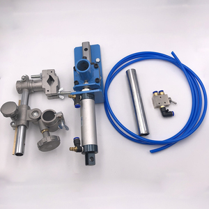 Supporto per torcia a corsa pneumatica in acciaio regolabile con saldatura giradischi accessori morsetto e guida di scorrimento - Product Image 1