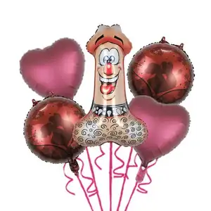 Nimicro bolas para festa de noiva, grandes balões de suprimentos para festa noturna, festa de despedida de solteira, globos, decorações de chá de noiva, 5 peças