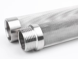 Tamis filtrant 1 "en acier inoxydable 304 renforcé personnalisé pour la séparation industrielle, avec filetage femelle - Product Image 2