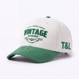 Gorra de Seis Paneles de Pana con Bordado 3D en Relieve para Logotipo Personalizado, Pedidos al por Mayor y Suministro para Marcas - Product Image 1