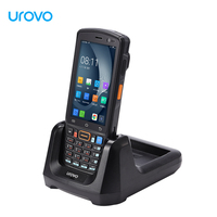 Terminal de Datos Resistente Urovo DT40 PDA con Base de Carga Individual, Escáner de Código de Barras Android